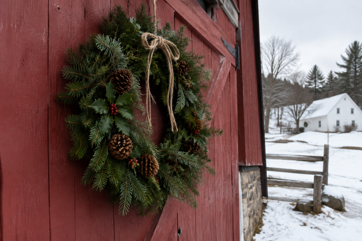 Fresh Maine Wreaths | Down East Wreathmakers at The Acre – Down East ...